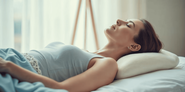 Le mode d'emploi d'un oreiller ergonomique.